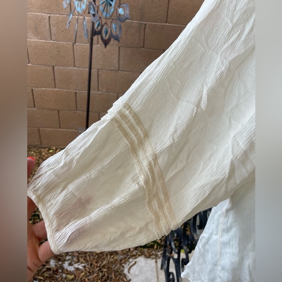 New American Eagle Outfitters Lightweight Lace Panels Straps Cross back Tunic XS - Picture 7 of 13